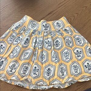 Agua Bendita yellow skirt.